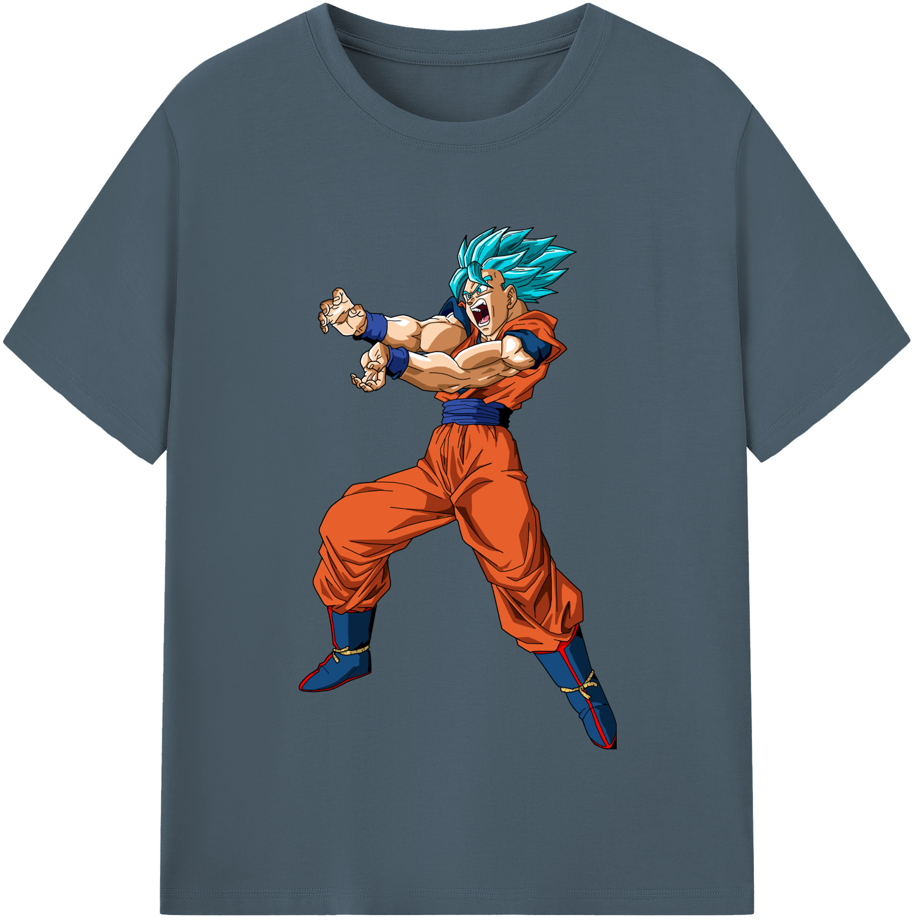 （画像用） ドラゴンボール 孫悟空（そん ごくう）Son Goku カカロット DRAGON BALL Kakarotto 綿100％半袖Tシャツ（フロントプリント）